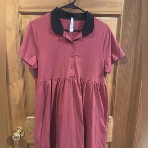 Black Friday Collared Tee shirt dress